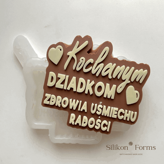 Napis: Kochanym Dziadkom