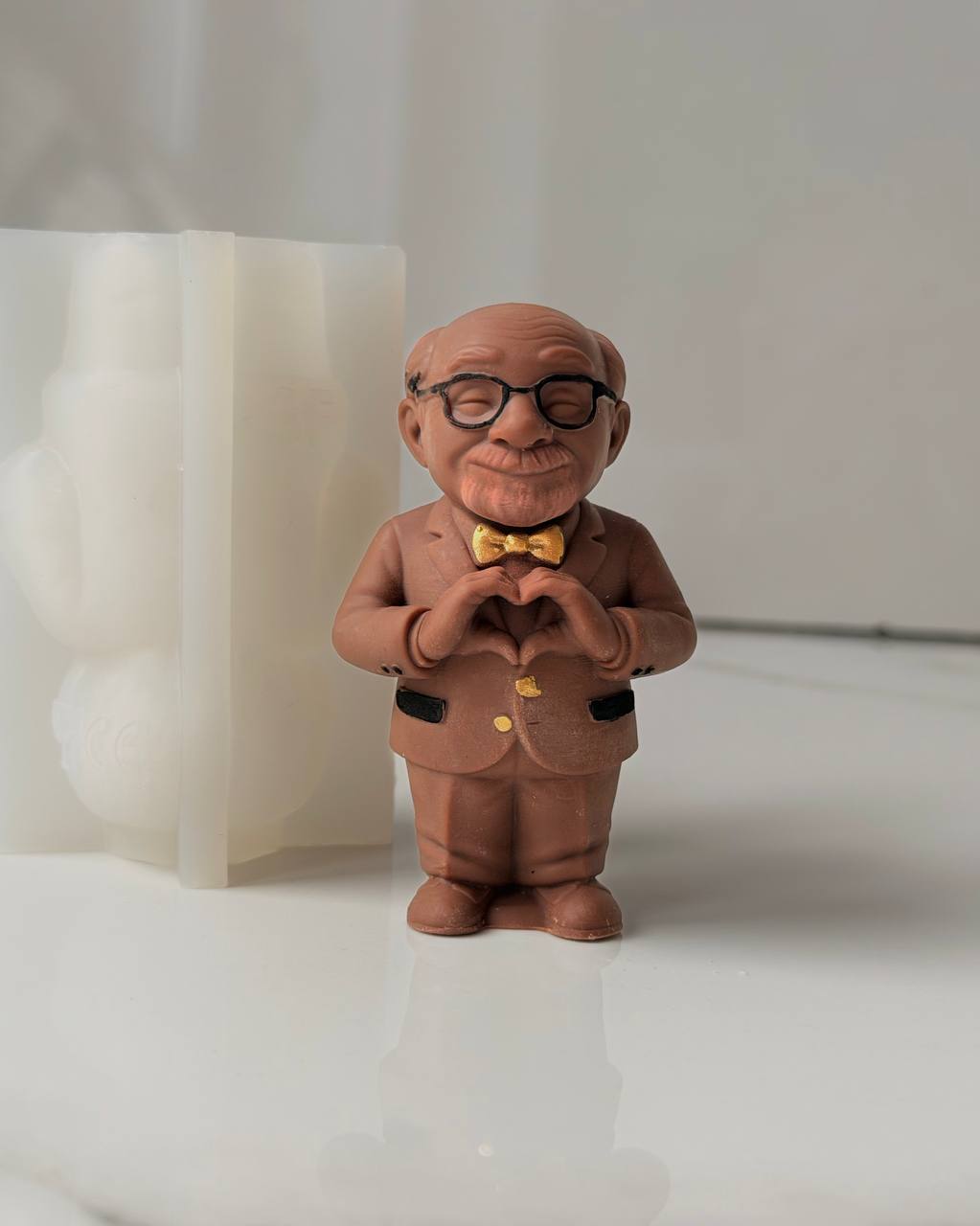 Forma silikonowa: Dziadek z serca